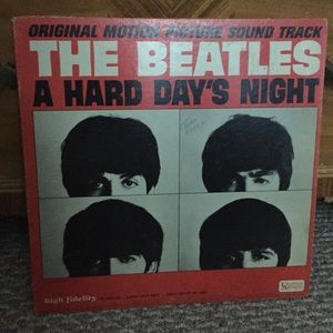a hard days night by the beatles vinyl record